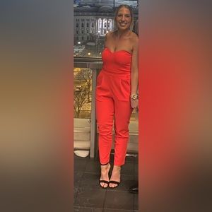 Hot Pink Express Jumpsuit